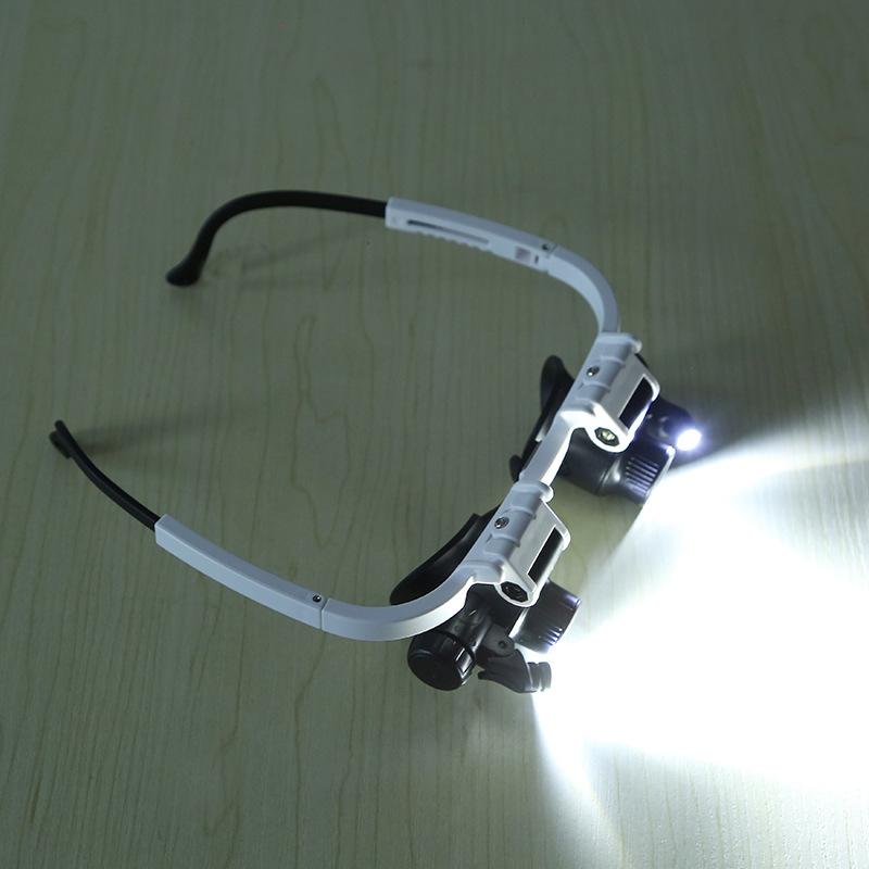 1Pc LED Clock Repair Magnifying Glass Holder Magnifying Glass