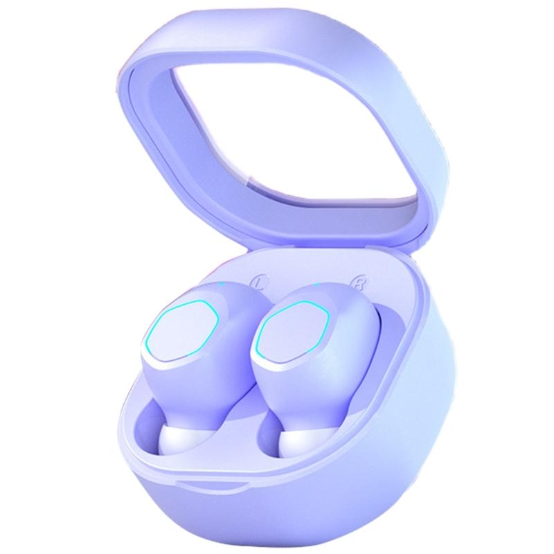 Headphone Bluetooth-compatible Wireless Earbuds Noise Cancelling Microphone Bass Stereo Earbuds Earphones for Phone