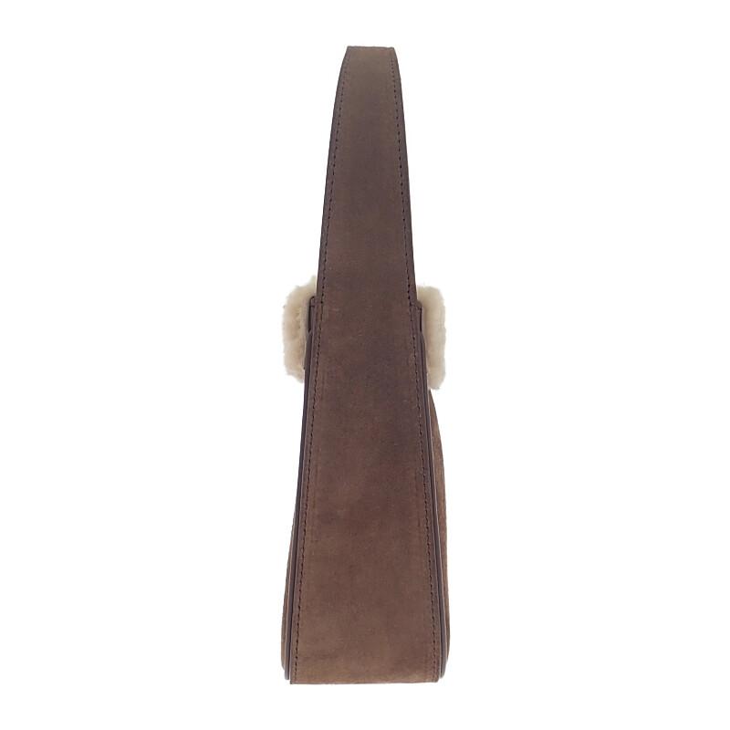 Saint Laurent 65722811ZLW Shoulder Bag Brown Suede/Bore Women