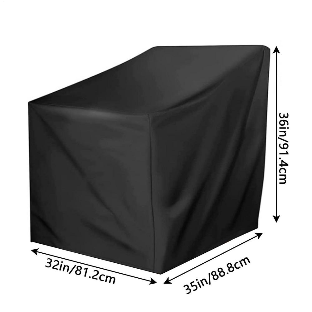 Outdoor Patio Rocking Chair Cover Yard Furniture Supplies Lawn Lounge Protector Cover For Homeowners Apartment Balcony Summer