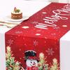 Christmas Table Runner Living Room Dining Table Decoration Christmas Printed Tablecloth