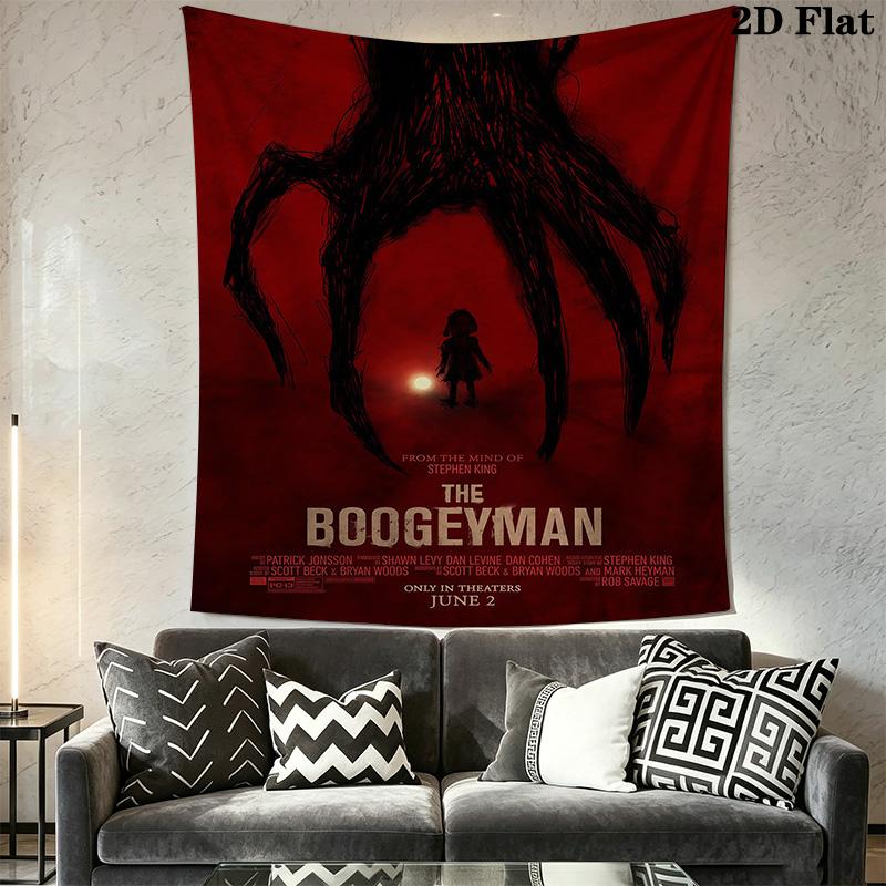 Boogeyman Lurks Darkness Tapestry Fashion Print Background Cloth Background Cloth Wall Covering Decoration Homestay Soft Decoration Tapestry