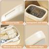Portable Travel 4/6 Grids Storage Box Travel Week Medicine Box Transparent Sealed Moisture Proof Plastic Travel Medicine Storage