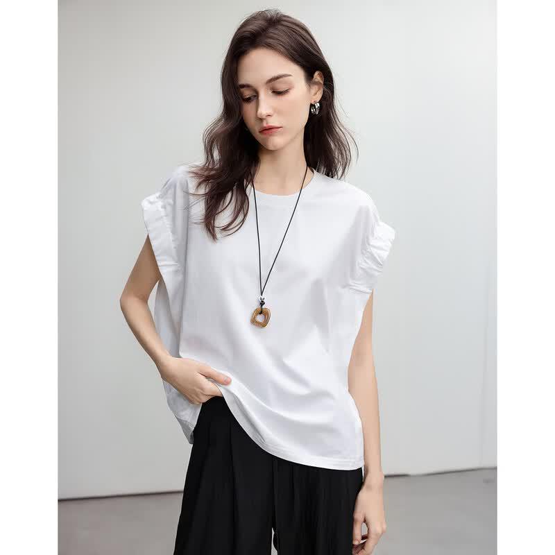 Women s Lightweight Cotton-Spandex Round Neck T-Shirt XL