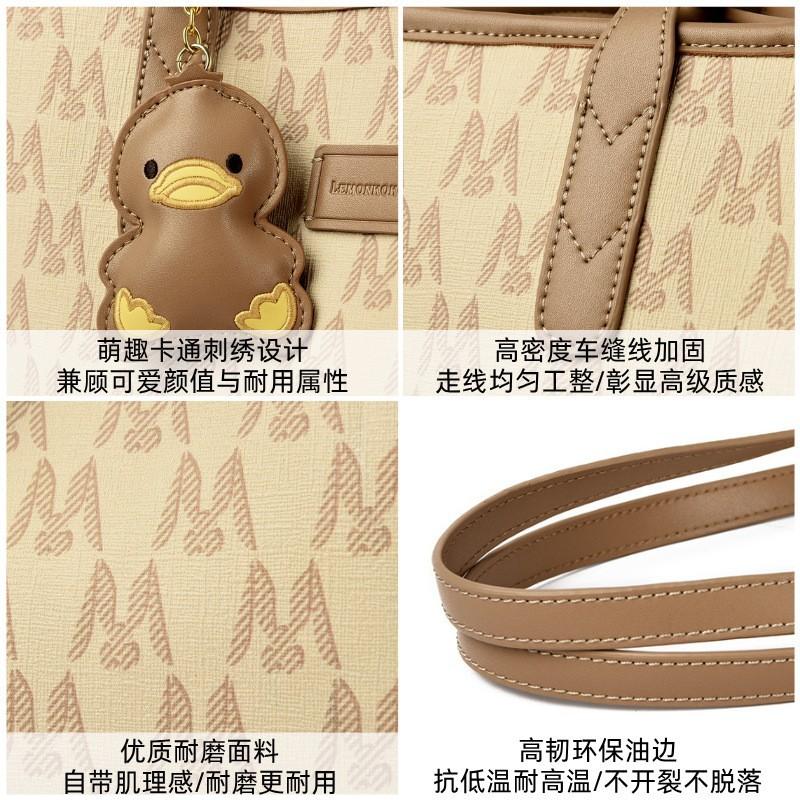 Tote Bag, High-End Bag, Women'S Fashion Printed Shoulder Bag, Large-Capacity Versatile Commuter Bag