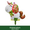 Celebrate Christmas with 18/32-Inch Aluminum Foil Balloons - Festive Santa and Snowman Decorations