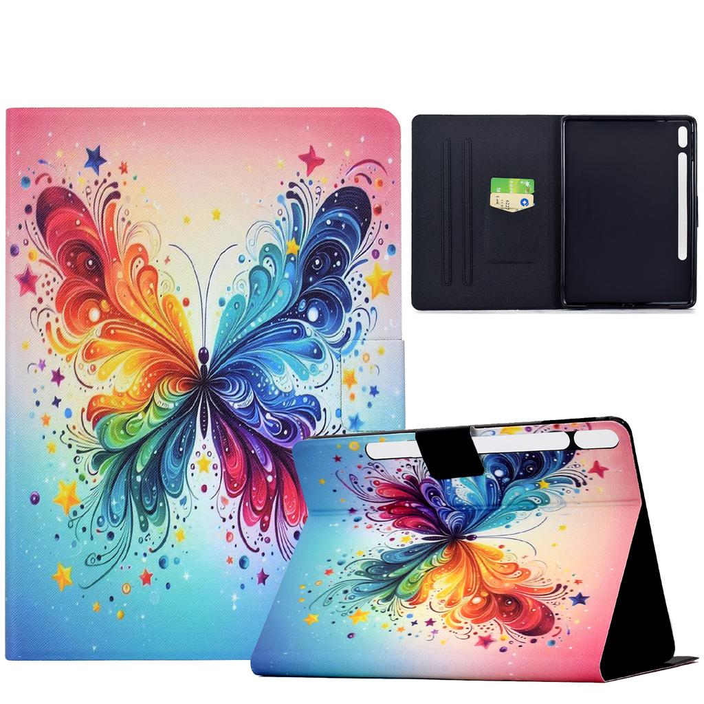 Painting Cute Cat Flip Tablet Case For iPad mini 6 2021/mini 7 2024 8.3 inch Universal Adjustable Stand Protective Case