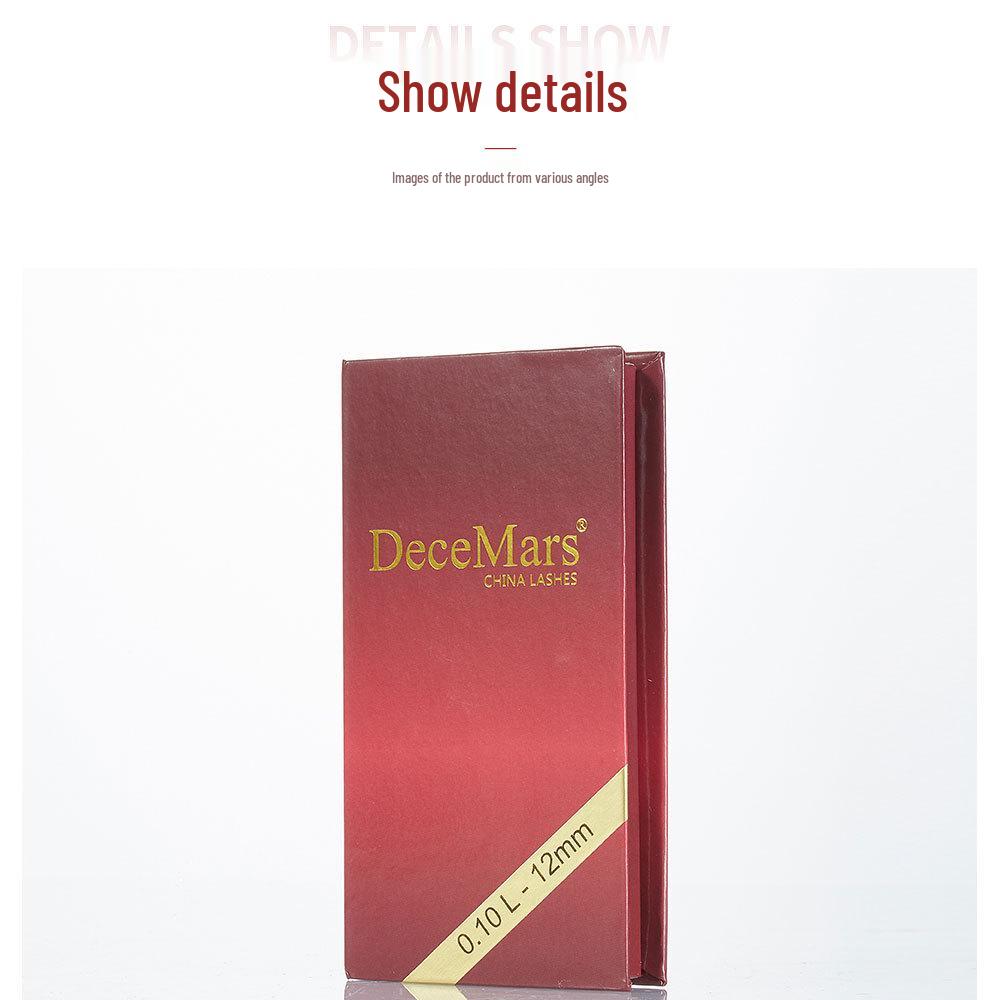 DeceMars L Curl False Eyelashes for Technicians: Classic Grafting & Extension.