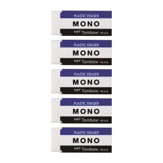 Tombow Pencil MONO Eraser Mono PE01 JCA-561 5 pieces