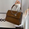 Textured Shoulder Bag Women's 2026 Summer New Fashionable and Simple Portable Small Square Bag Korean Texture Chain Messenger Bag