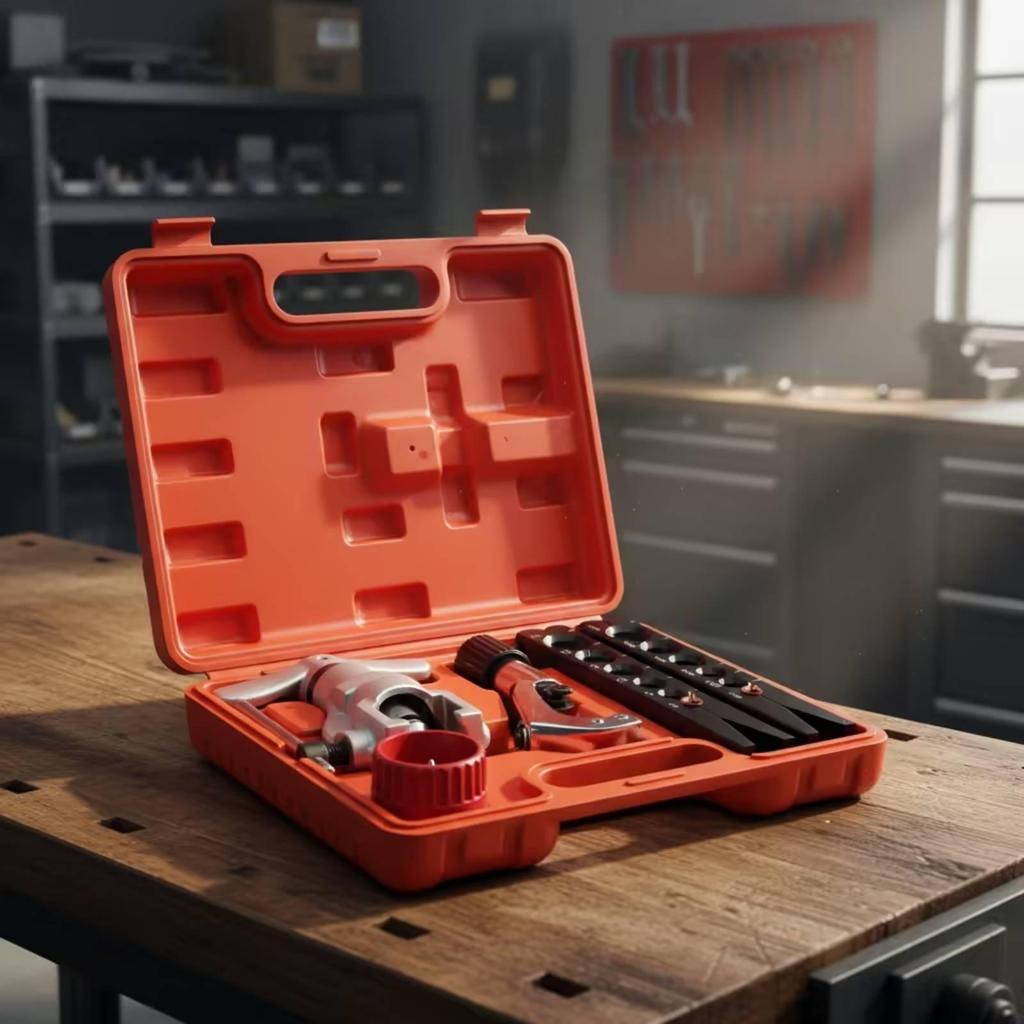 Flaring Tool with Carrying Container Portable Tubing Set Multiple