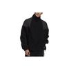 Adidas Retro Stand Collar Warm Sports Casual Jacket Men Jacket Black GE0838