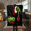 Christmas Gift Comedy Movie How the Grinch Stole Christmas blanket home warming, four season bed decoration sofa cover flannel throwing blanket K6
