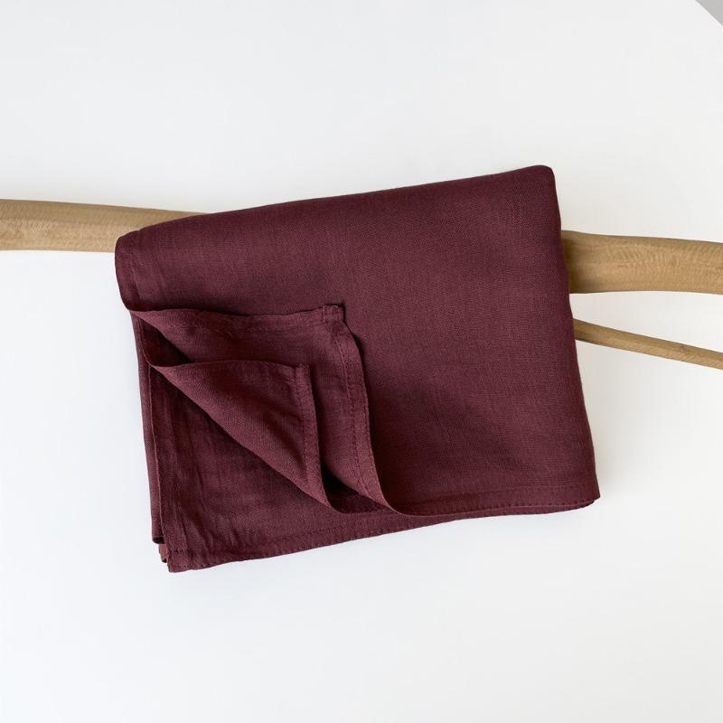 Summer cotton and linen scarf solid color simple sunscreen shawl women's high-end silk scarf yarn headscarf