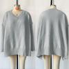 Women's Clothing Plus Size Fashion Knitwear Sweater Sexy Pullover V-neck