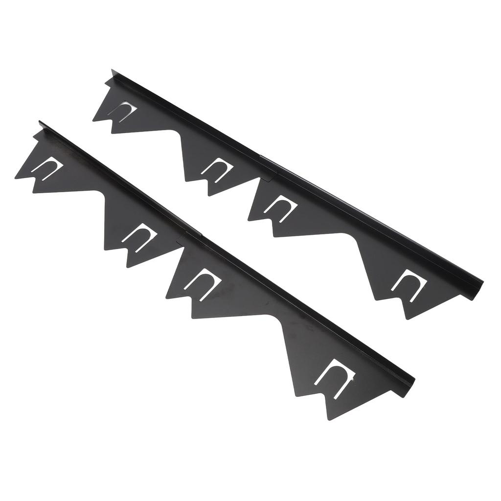 2 Pair Stainless Steel Stove Gap Covers Stove Gap Filler Range Trim Kit Heat Resistant Easy Clean Easy Adjustable