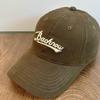 OEING Letter B Embroidered Soft Top Baseball Cap