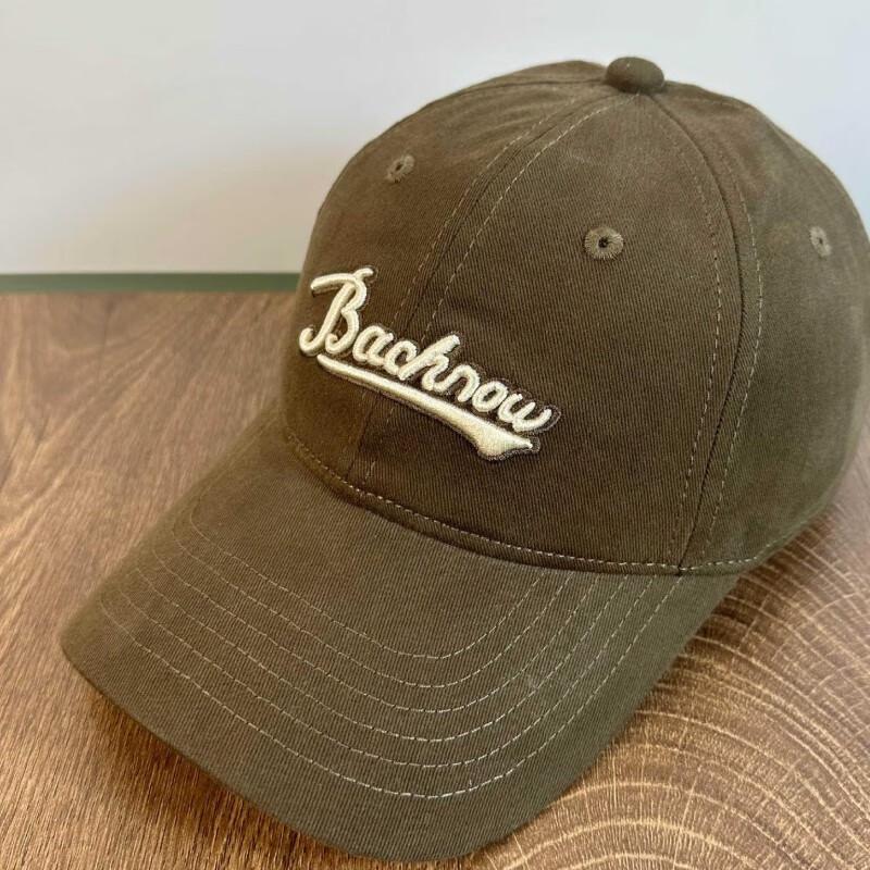OEING Letter B Embroidered Soft Top Baseball Cap