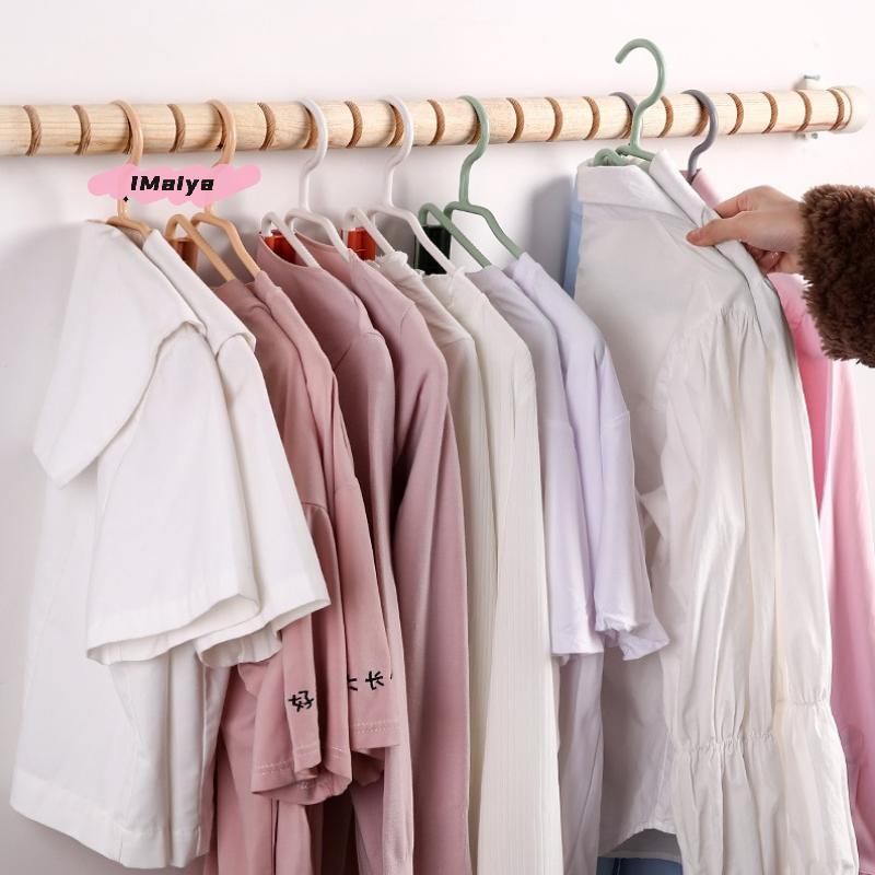 M-5Pcs Multifun Cloth Hanger Foldable Portable Travel Saving Space Ultra-Light Clothes Hangers For Home Business Trip Vacation