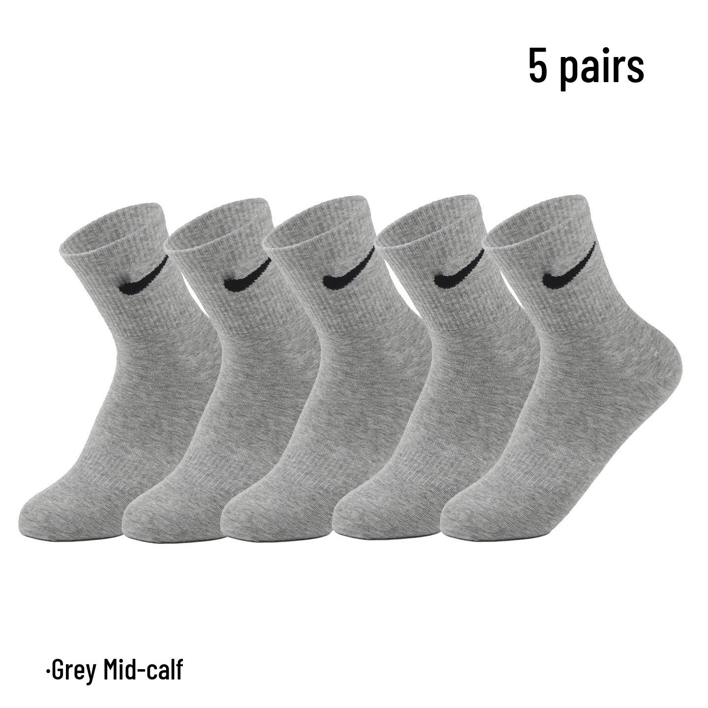 

NK Унісекс Модні Бавовняні Шкарпетки Середньої Довжини для Спорту та Повсякдення - Su Wan Runkes Tan One Size (Unisex)