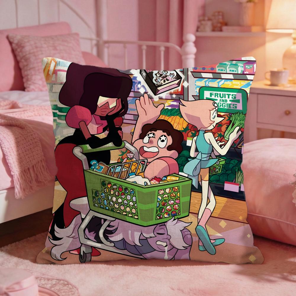 Steven Universe FFutures Cushion Cover Premium Comfort Reversible Pillow Cove Two In One Design For Any Room Car Interior