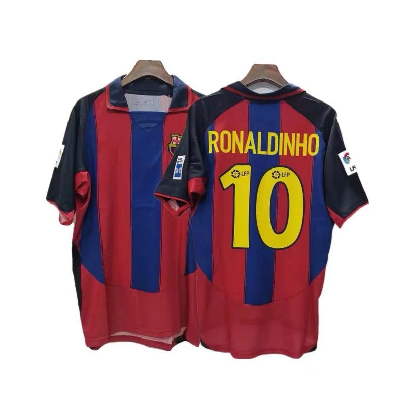 Vintage jersey 0607AC Milan No. 22 Kaka national team Brazil France Portugal short-sleeved home and away jersey