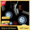 New 2PCS Car Welcome Light Door Logo Lamp For Volkswagen Golf MK4 MK6 MK7 Jetta Touareg Beetle Passat Polo Tiguan CC Access