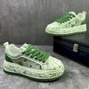 Autumn sports shoes thick-soled wear-resistant tide thick-soled dad shoes bjd