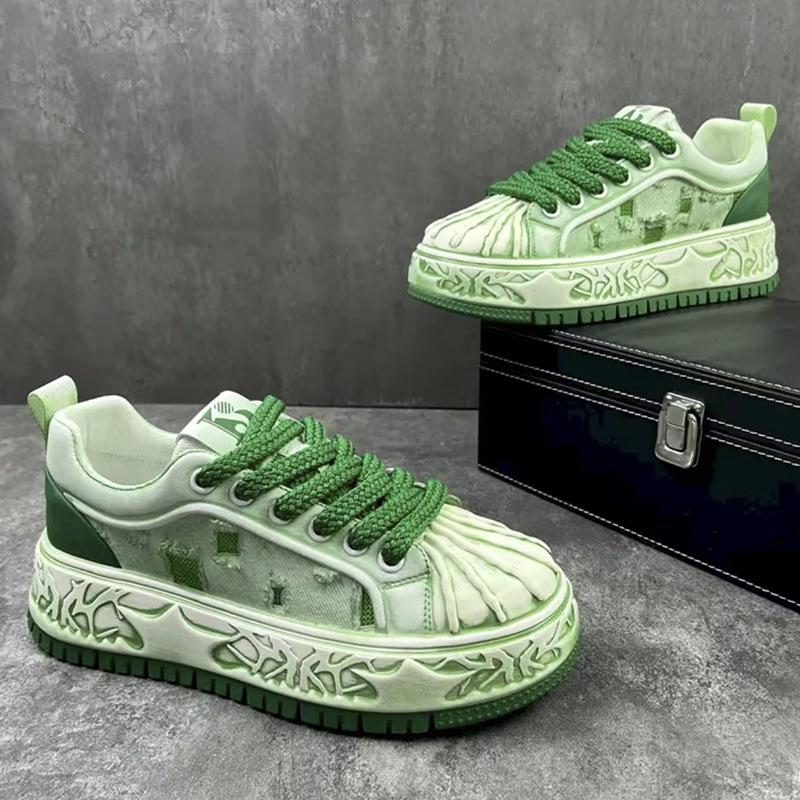 Autumn sports shoes thick-soled wear-resistant tide thick-soled dad shoes bjd