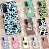 Cartoon Cute Cow Spots Cover For Xiaomi 15 Ultra 13 14 11T 12T 13T 14T Pro POCO X7 Pro X3 X5 X6 M6 F5 F6 Pro Case