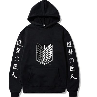 Męska i damska Japonia Anime Graficzne Klasyczne Bluzy Swetry Bluzy Bluzy Jogging Sportwear Top Plus rozmiar 4 kolory