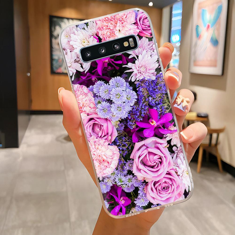 Phone Case For Samsung Galaxy S10 Plus Case Fundas Cases For Samsung Galaxy S10 S 10+ S10E Soft TPU Silicone Bumper Cover Coque