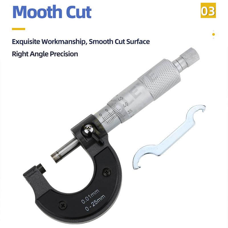 Dış Mikrometre Seti Dış Mikrometre Mikrometre Mekanik Mikrometreler Ölçüm Aletleri Ölçüm İçin Mikrometrik Ölçerler