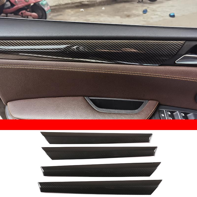 For BMW X3 X4 F25 F26 2011-17 ABS Carbon Fiber Interior Center Control Panel Air Conditioner Air Vent Frame Trim Car Accessories