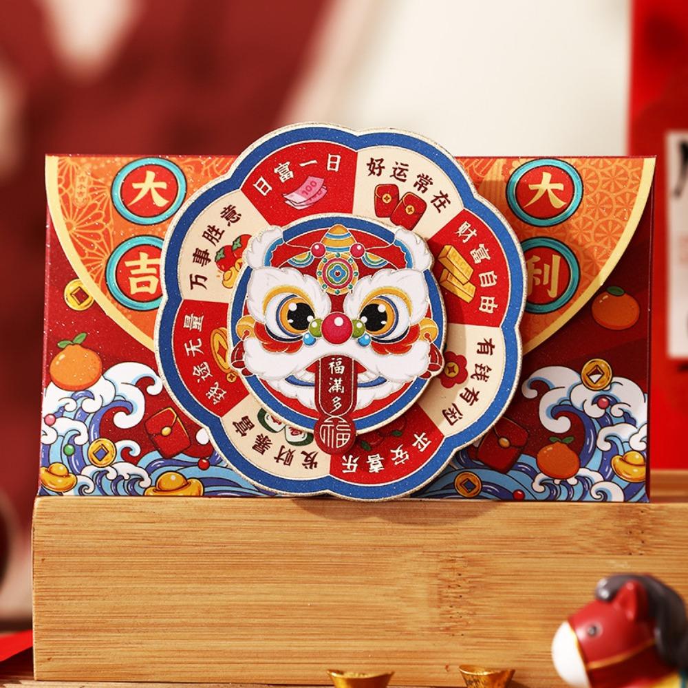 Paper 2026 Horse Year Red Envelope Cartoon Design New Year Money Envelope  Kids Gifting