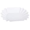 Plastic Plate Coffee Bean Snack Oval Plate Dessert Fruit Tray Picnic Tableware for Party Wedding Candy Food Display