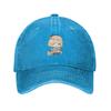 Hololive English Watson Amelia Unisex Baseball Cap Smol Ame Detective Distressed Cotton Hat Classic Outdoor Running Headwear
