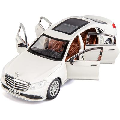 1/24 Scale Benz E300 Toy Car Alloy Die-cast Pull Back Car Model with Light and Sound Toy Vehicles for Adults Boys Girls Gift Toy