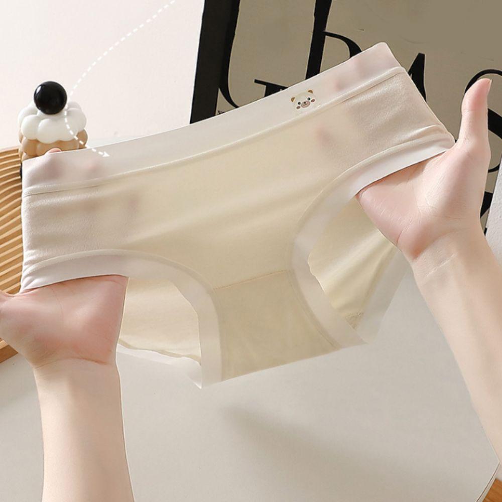 5PCS Cute Seamless Briefs Underwear Bear Underpants Fashion Panties for Women  Gifts