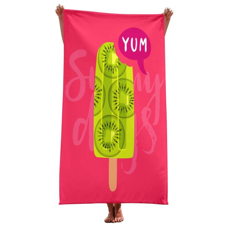 Ręcznik Plażowy Yum 150X70 Cm Kąpielowy Dla Dzieci Basen Na Plażę