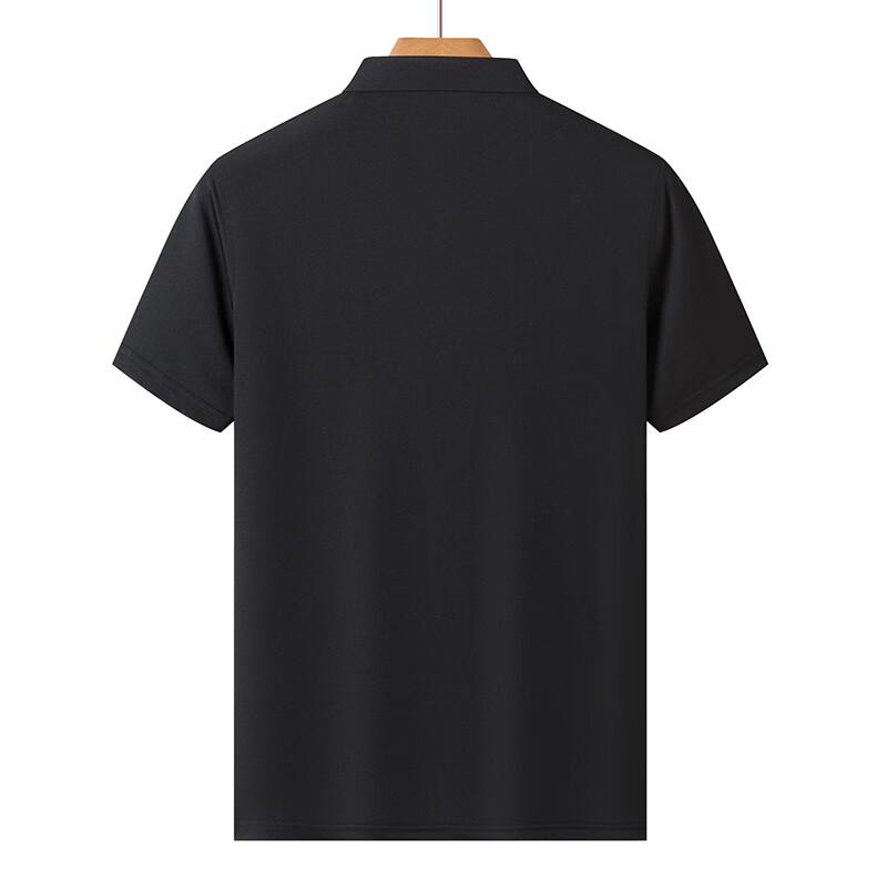 Teluoman Unisex Ice Ion Seamless Short Sleeve Polo Shirt