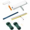 Roller with Self-leveling Rake Long/short Roller Brush Self-leveling Spike Construction Tools Floor Construction Cement Self-leveling Tool Set