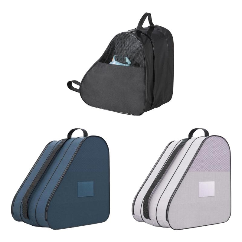 3 Layer Skate Shoulder Bag Large Size For Skating And Equipment Produced Of Long Permanent Fabric