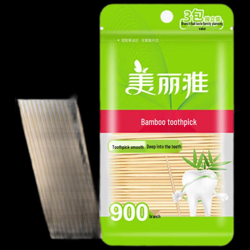 

Meiliya Double-Headed Bamboo Toothpicks