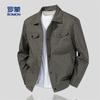 [Dark Checkerboard Pattern] Men's Workwear Jacket with a Sense of Spring Drape for Business