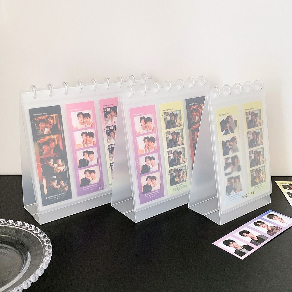 Loose Leaf Photo Album PP Desktop Display Album Durable Photo Card Binder  Idol Card Storage