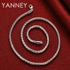 925 Sterling Silver 18 Inches 4MM Box Chain Necklace For Men Women Fashion Hip Hop Charm Gift Jewelry Wedding