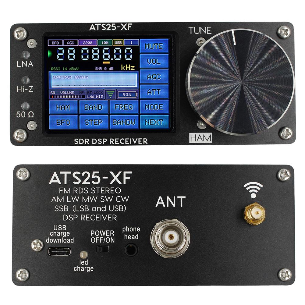 ATS25-XF DSP Full Radio Receiver WIFI FM LW SW CB MW Mixer Receiver Full-Band Portable Radio