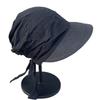 Flax silk headgear women's summer fashionable thin breathable versatile temperament retro pleated sun hat
