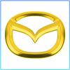 For Mazda 6 3 CX5 5 2 323 CX7 Demio Atenza Axela MX30 CX30 CX3 CX9 RX8 RX7 ABS Car Steering Wheel Center Emblem Sticker Accessories